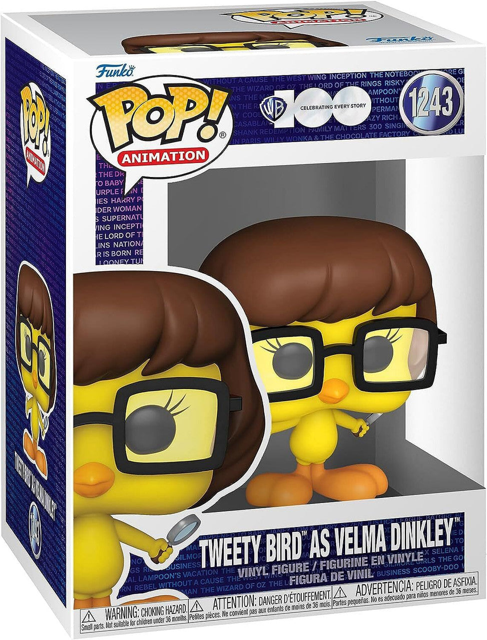 Funko WB 100 - Tweety Bird as Velma Dinkley-0